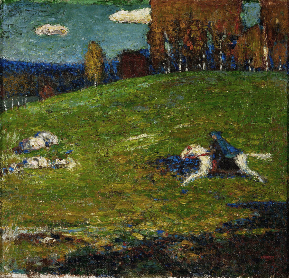 Wassily Kandinsky, 1903, The Blue Rider (Der Blaue Reiter), oil on canvas