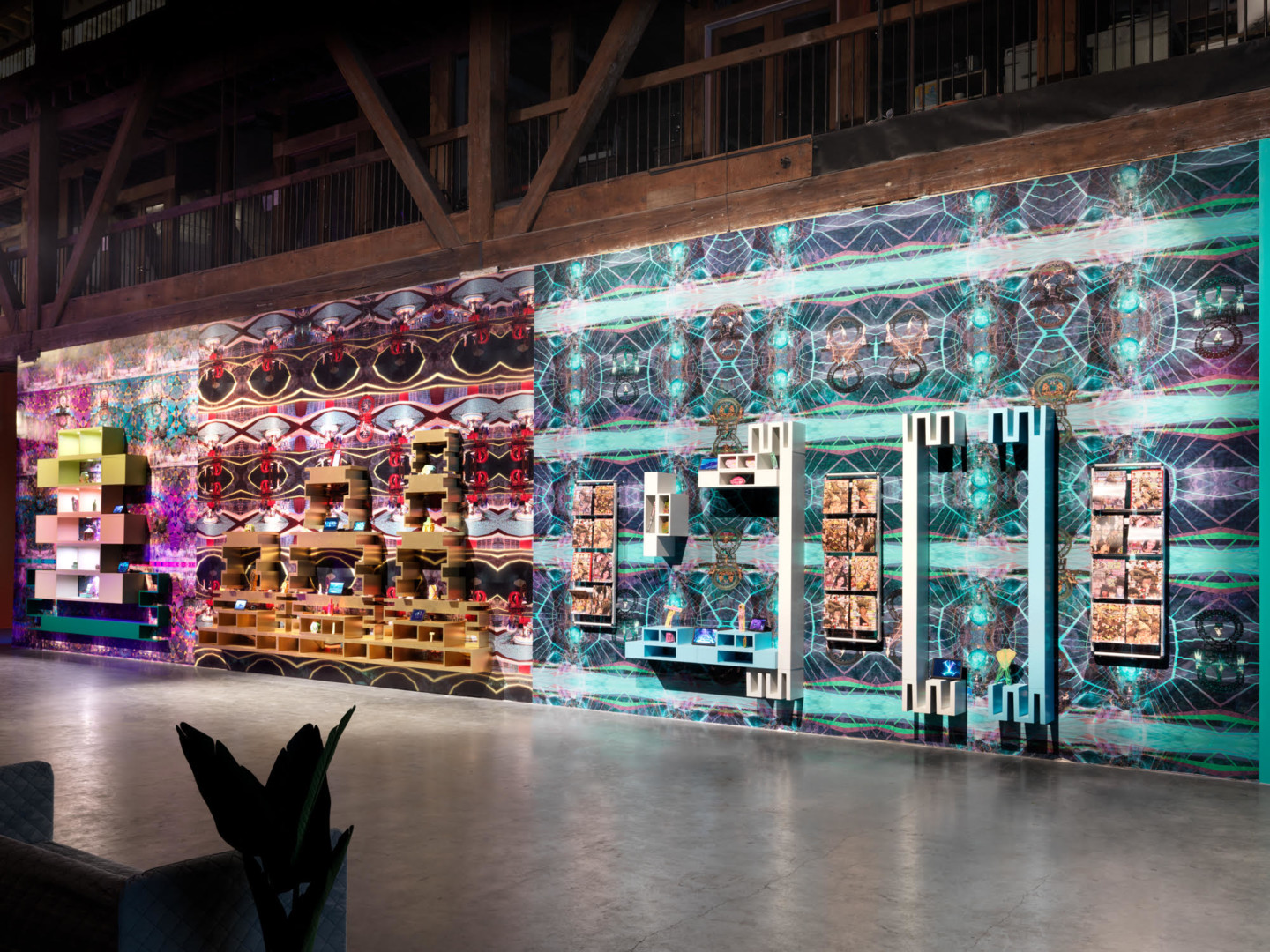 Jacolby Satterwhite Installation view of You’re at home at Pioneer Works, Brooklyn, 2019