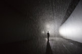 RANDOM INTERNATIONAL, Rain Room, 2012. Exhibited at The Curve, Barbican, London