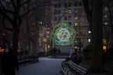 Leo Villareal, Buckyball, 2012. Temporary site-specific installation at Madison Square Park, New York, NY.