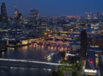 Leo Villareal, Illuminated River, estimated completion 2024. Site-specific installation on the River Thames, London, UK.