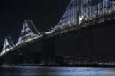 Leo Villareal, The Bay Lights, 2013 and 2016. Site-specific installation on the San Francisco Bay Bridge, San Francisco, CA.