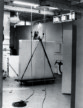 MARY CORSE IN DOWNTOWN LOS ANGELES STUDIO, 1966