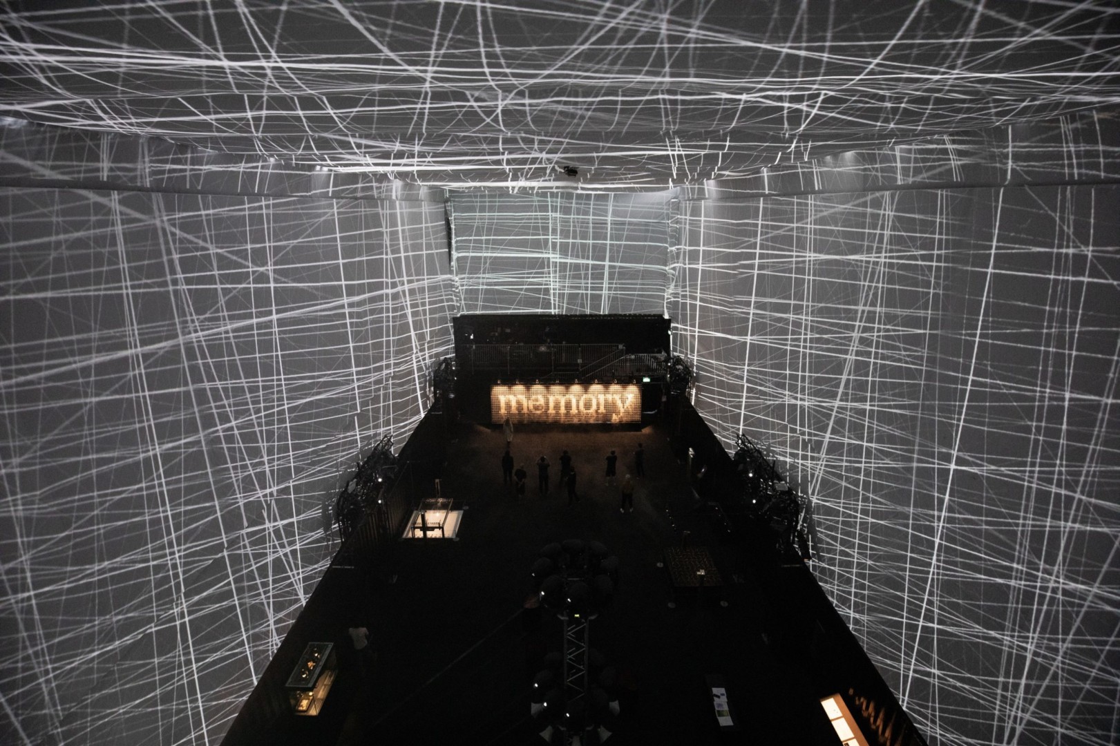 Rafael Lozano-Hemmer: Atmospheric Memory, Manchester International Festival, Manchester, United Kingdom, 2019.