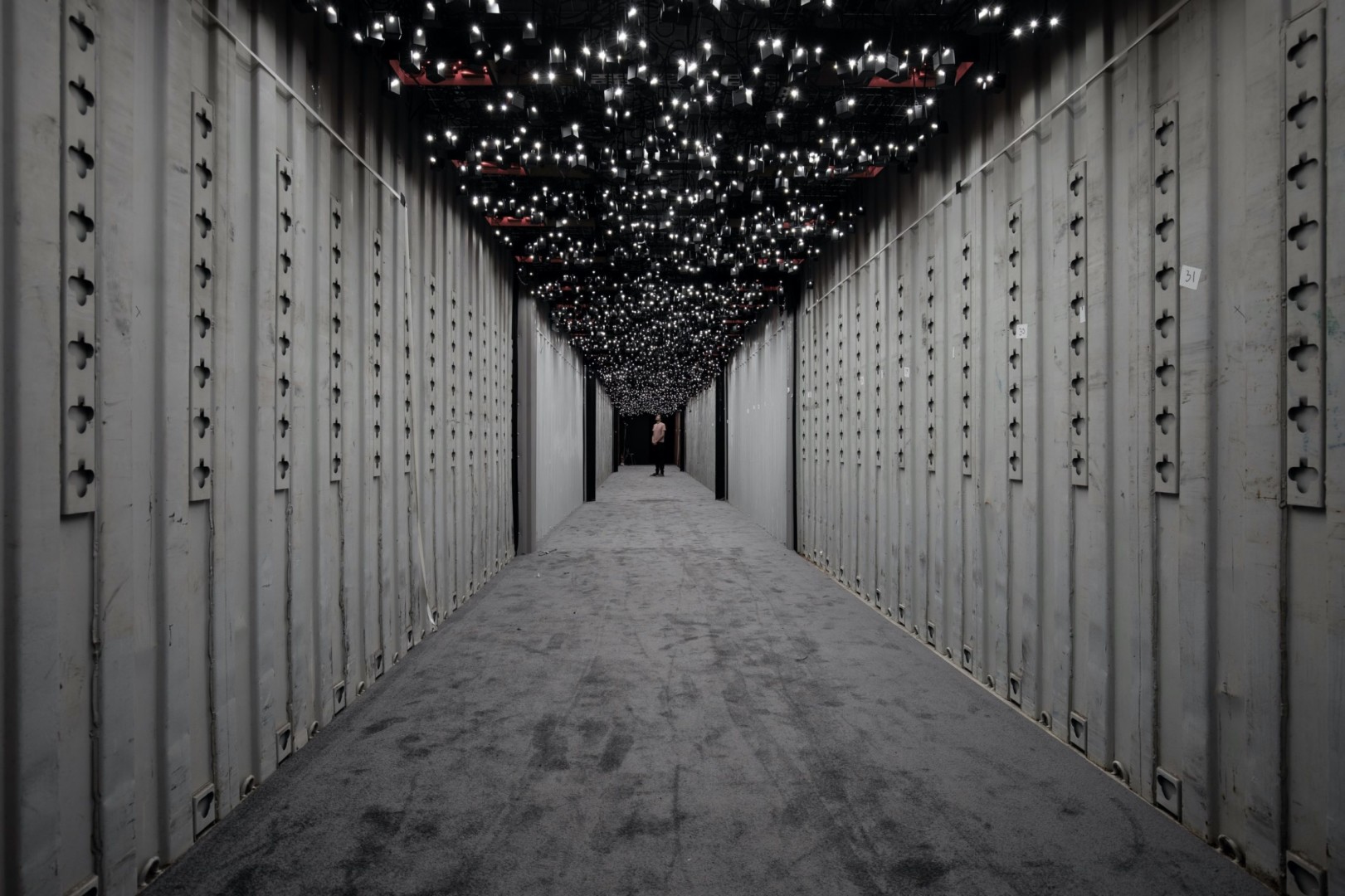 Rafael Lozano-Hemmer, “Atmosphonia”, 2019. Rafael Lozano-Hemmer: Atmospheric Memory, Manchester International Festival, Manchester, United Kingdom, 2019.