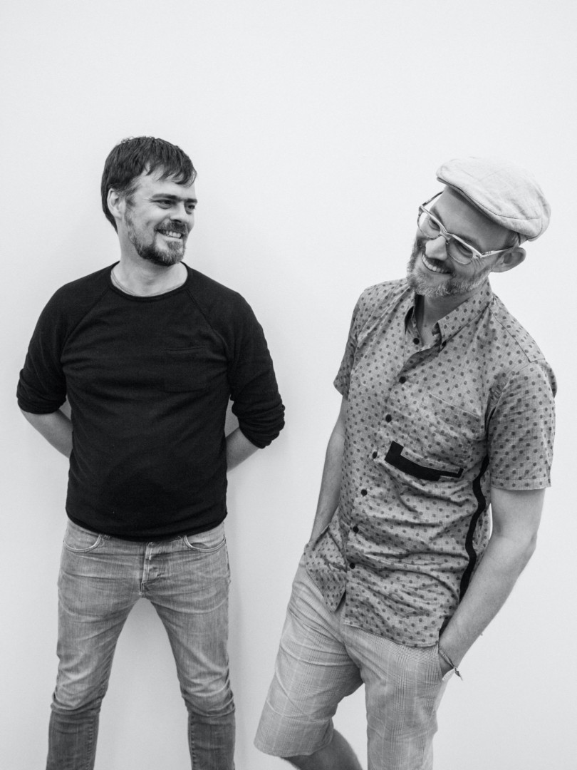 Portrait of artists Hannes Koch and Florian Ortkrass of RANDOM INTERNATIONAL.