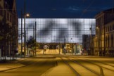 RANDOM INTERNATIONAL, Swarm Study / IX, 2016. Installed outside the Hauptbahnhof Chemnitz, Germany