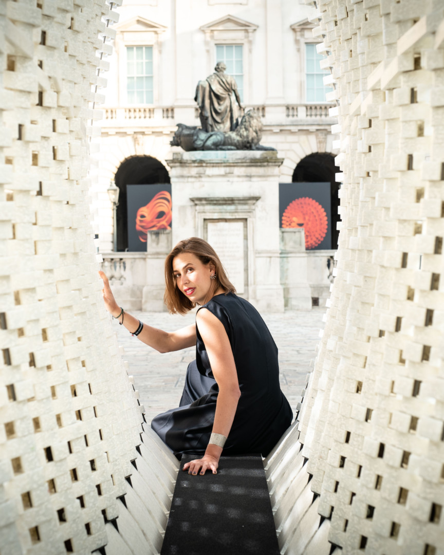 Portrait of artist Nassia Inglessis, Studio INI