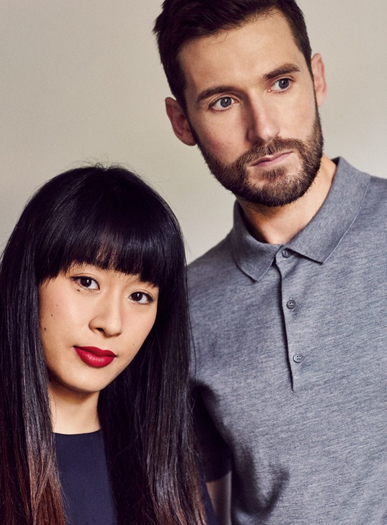 Portrait of artists Azusa Murakami and Alexander Groves, Studio Swine