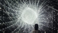 teamLab, Birth, 2019. Light Sculpture